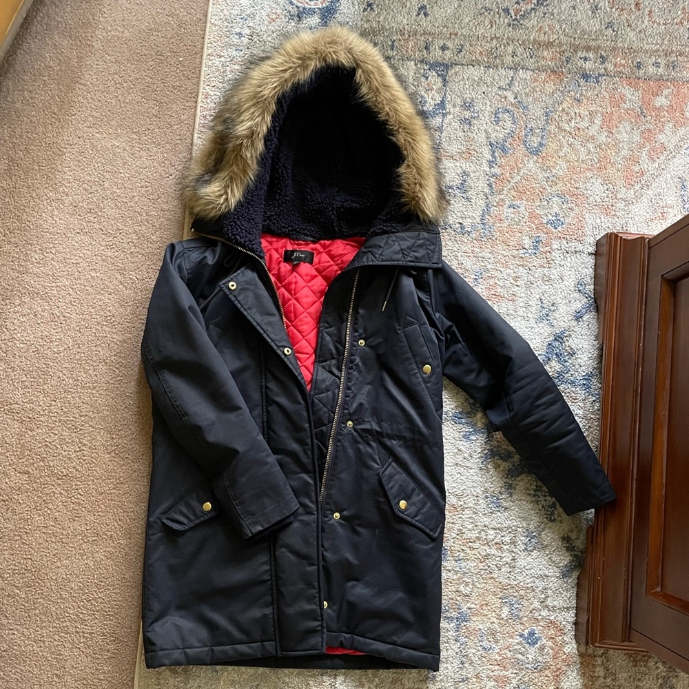 J. Crew Navy Blue Coat